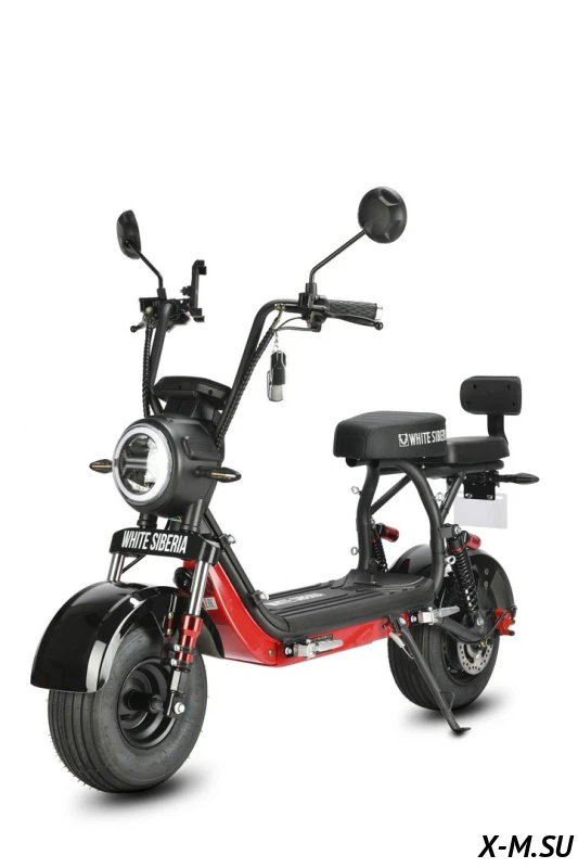 Электроскутер WHITE SIBERIA MINI R 3.0 BLACK 60V Электроскутер WHITE SIBERIA MINI R 3.0 BLACK 60V