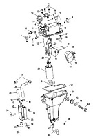 Паросепаратор(USA-1B036613/BEL-0P340241 и ниже) 4-Х ТАКТНОГО ПЛМ MERCURY 40 Серийный номер от 0P153500 до 0P400999