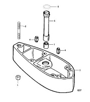 Дополнительные компоненты 2-х тактного ПЛМ MERCURY 40 M Серийный номер от 00P017000 до 0P325499