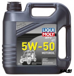 Масло LiquiMoly   ATV 4T Motoroil 5W-50 API SN JASO MA2 4л