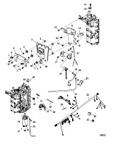 Электрические компоненты, 1C104424/0P560350 и выше 4-Х ТАКТНОГО ПЛМ MERCURY 50 Серийный номер от 0P515897 и выше