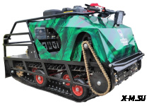 Мотобуксировщик Irondog (Железная собака) M600 23 Камуфляж Охотник