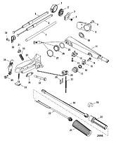 Рукоятка румпеля 4-Х ТАКТНОГО ПЛМ MERCURY 30 Серийный номер от 1C109093 и выше
