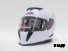 Шлем (интеграл) Ataki FF311 Solid белый глянцевый