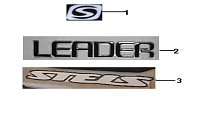 Наклейки СКУТЕРА STELS LEADER 50