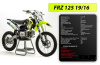 Питбайк PWR Racing FRZ 125 19/16