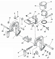 КРОНШТЕЙН 2-Х ТАКТНОГО ПЛМ ZONGSHEN T2BM