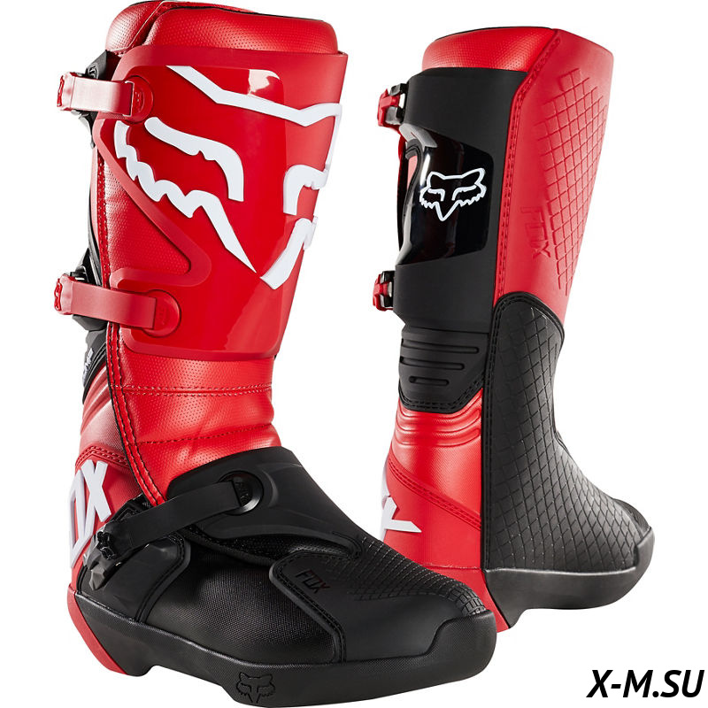 Мотоботы Fox Comp Boot Flame Red