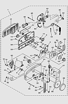 Машинка газ-реверс 2-Х ТАКТНОГО ПЛМ SEA-PRO T40P