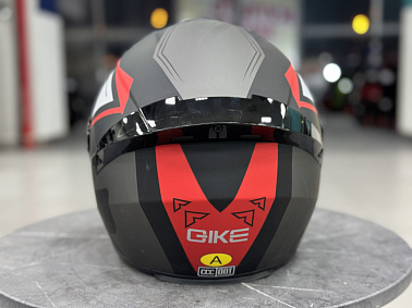 Шлем интеграл HETOSHI XD1-242 цв. Черно-серо-красный  р. L