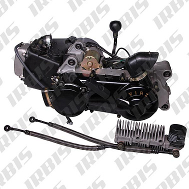 Двигатель в сборе 4Т 165YML (GY6) 202см3 (масл. радиатор)