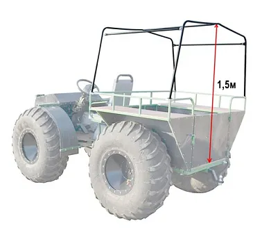 Дуги тента кузова вездехода Тайга